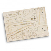 BRANDCRAFT Jet Plane Wooden Model - 124039-1